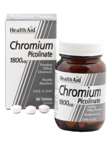 Cromo Picolinato 60 Comprimidos Health Aid de Health Aid