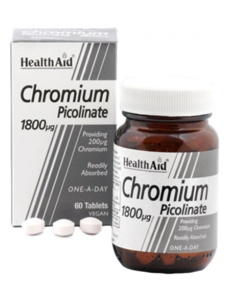Cromo Picolinato 60 Comprimidos Health Aid de Health Aid