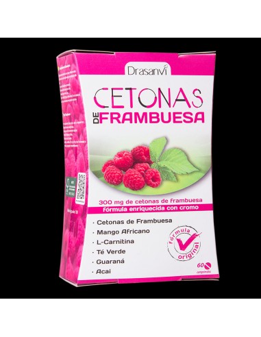 Cetonas Frambuesa 60 Comprimidos Drasanvi
