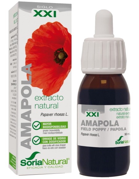 Ext. Amapola Xxi 50Ml. S/Al de Soria Natural