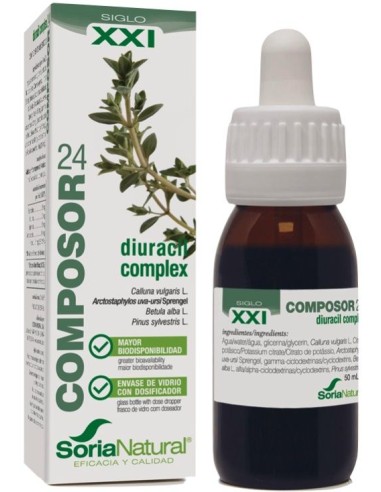 Composor 24 Diuracin Complex Xxi 50Ml. de Soria Natural