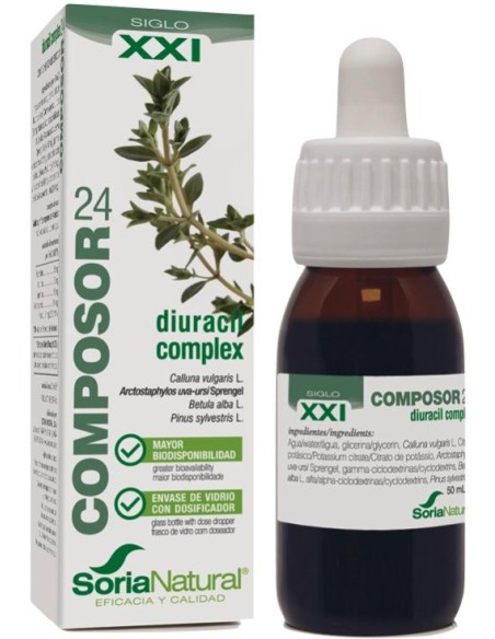 Composor 24 Diuracin Complex Xxi 50Ml. de Soria Natural