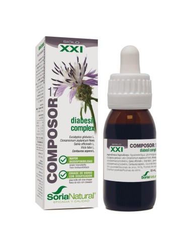 Composor 17 Diabesil Complex Xxi 50Ml. de Soria Natural