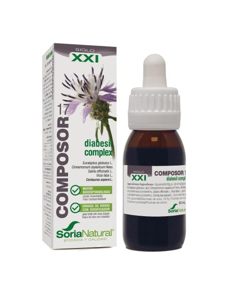 Composor 17 Diabesil Complex Xxi 50Ml. de Soria Natural