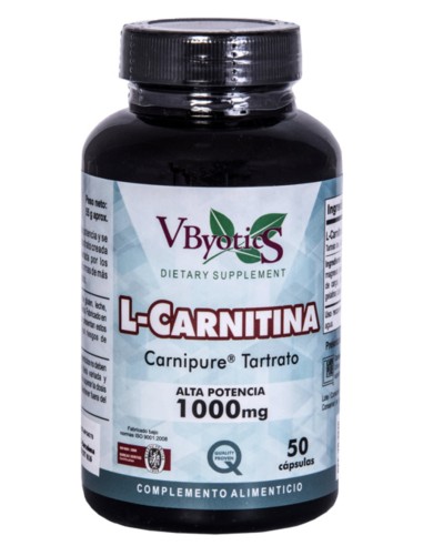 L-Carnitina Carnipure 1000Mg. 50Cap. da Vbyotics