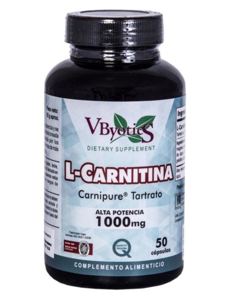 L-Carnitina Carnipure 1000Mg. 50Cap. da Vbyotics