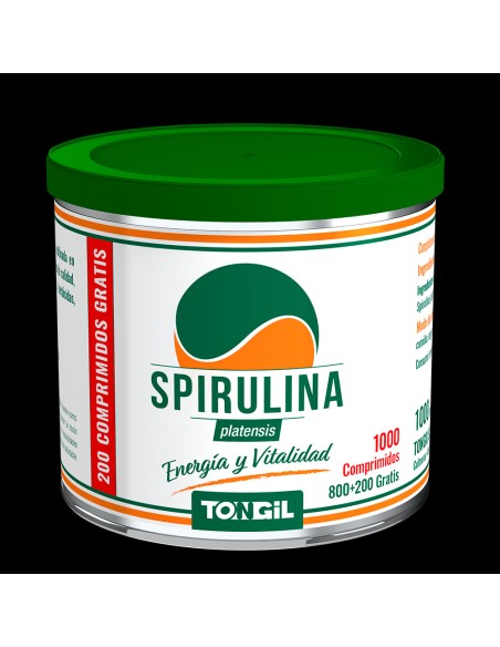 Spirulina 800+200 Comprimidos de Tongil
