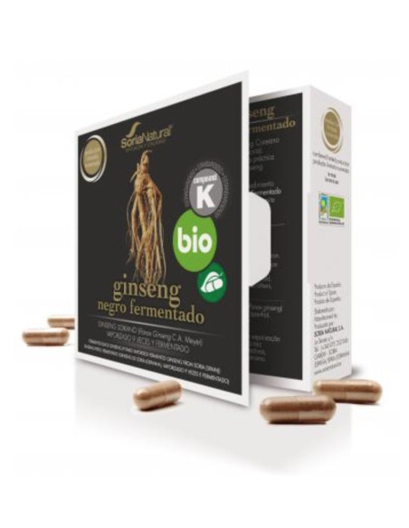 Ginseng Negro Fermentado 24Cap. de Soria Natural
