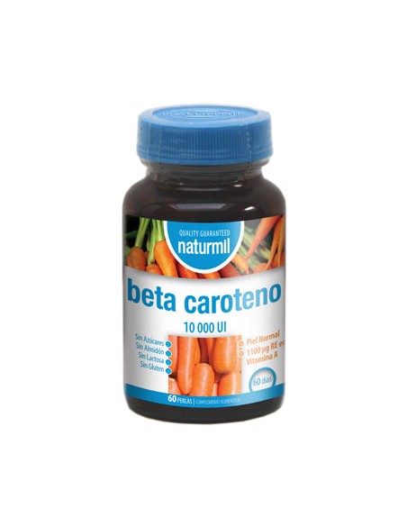 Betacaroteno 10.000 Ui Perlas 60 Capsulas De Dietmed