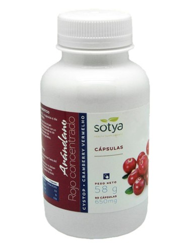 Arandano Rojo 90 Cap. De 650 Mg Sotya
