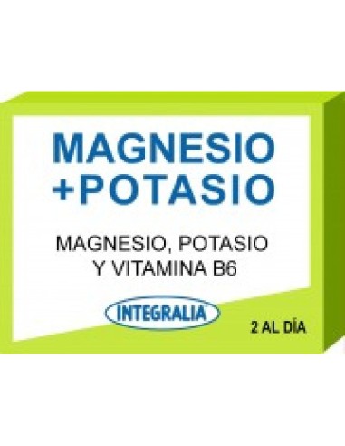 Magnesio + Potasio 60 Capsulas de Integralia.