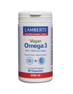 Pack 2 Omega 3 Vegano Lamberts  60 Cápsulas Saludables