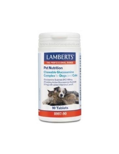 Pack 5 Glucosamina Lamberts para Perros y Gatos 90 Tabs