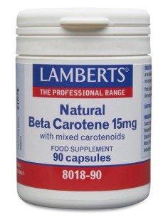 Pack de 2ud Betacaroteno Natural 15 Mg. 90 Cap. de Lamberts