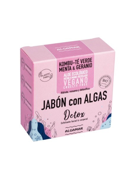 Jabón con Algas en pastilla. DETOX.