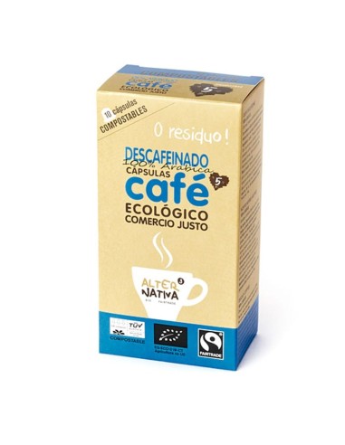 Café Descafeinado Bio-Ft. 10Uds 5G Cápsulas