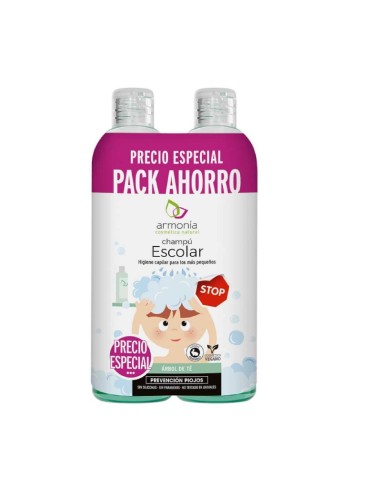 PACK CHAMPU ESCOLAR 2 X 300 ML