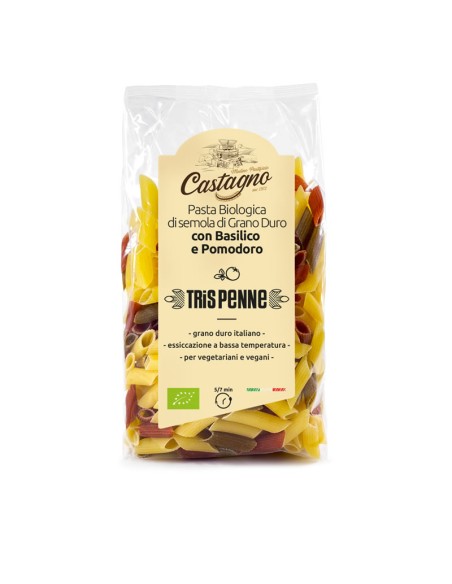 MACARRONES DE TRIGO TOMATE Y ALBAHACA