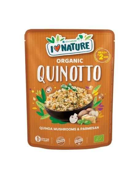 Quinotto Chanpiñones y Parmesano