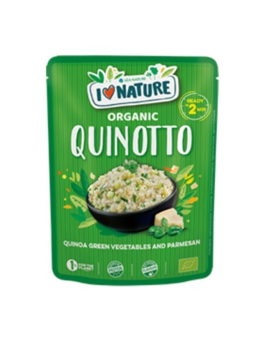 Quinotto vegetales y Parmesano