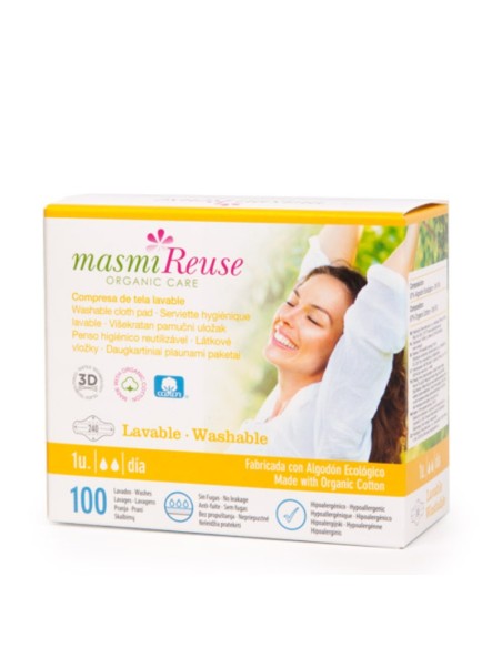 Compresa de Tela Lavable Día con Alas