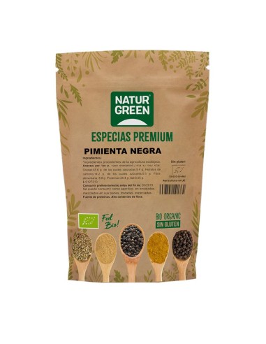 Especia Pimienta Negra en Grano  Bio 100 G