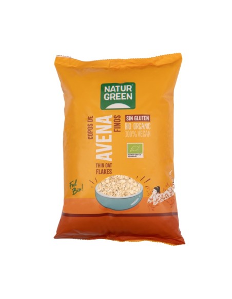 Copos de Avena Finos sin Gluten Bio 1 Kg