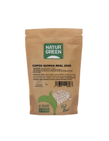Copos de Quinoa Real Bio 200 G S/Gluten