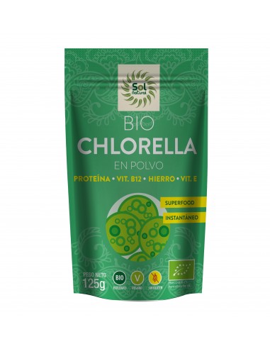 Chlorella En Polvo Bio 125 G De Solnatural