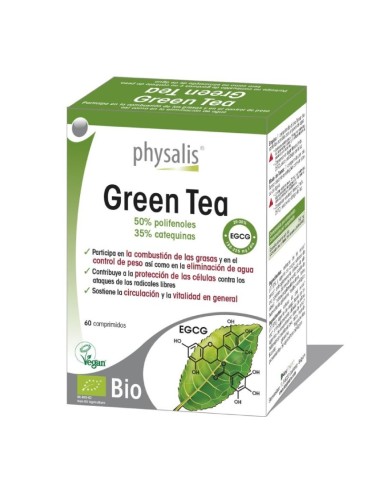 Physalis Green Tea (Té Verde) 60 comp.