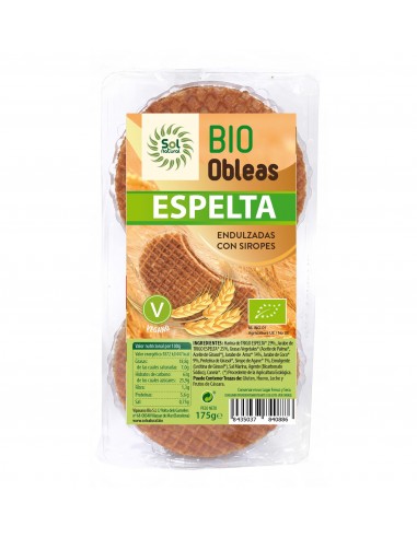 Oblea De Espelta Con Miel  Bio 175 G De Solnatural