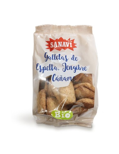 Galletas de Espelta Jengibre y Cáñamo