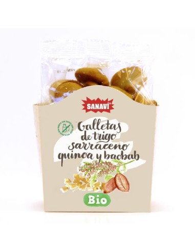 Galleta Sarraceno Quinoa y Baobab