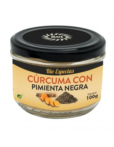 Curcuma Con Pimienta Negra Bio 100 G De Solnatural