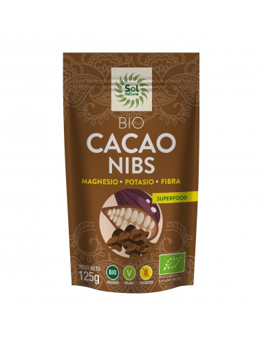 Cacao Nibs Bio 125 G De Solnatural
