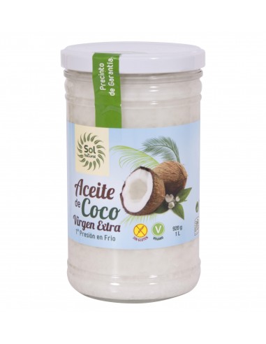 Aceite De Coco Virgen Extra Familiar Bio 1 L De Solnatural