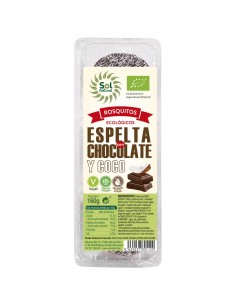 Rosquitos Espelta Chocolate Y Coco Bio 160 G De Solnatural