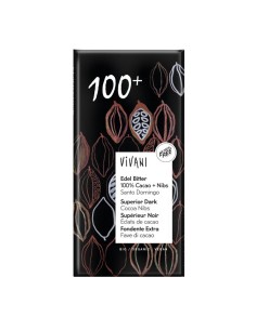 Chocolate Negro Superior 100% Cacao Nibs