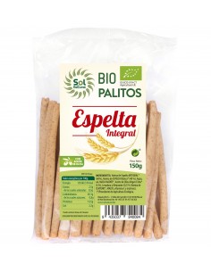 Palitos De Espelta Integral Bio 150 G De Solnatural