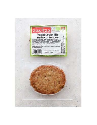 Hamburgesa Seitán y Brócoli