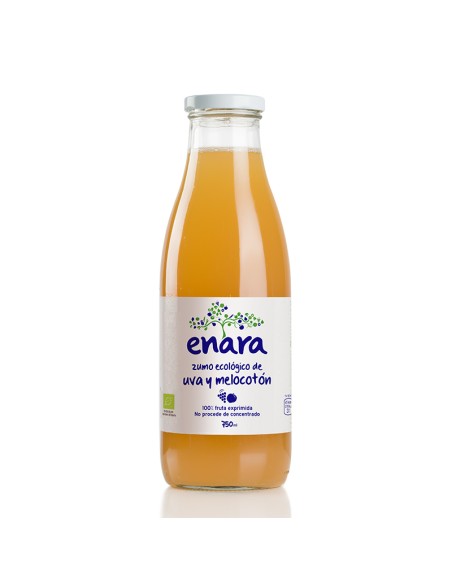 Zumo de UVA-MELOCOTÓN de Enara