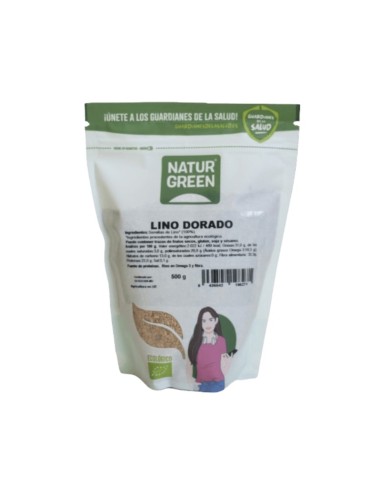 Lino Dorado Bio 500 g Naturgreen  Semillas Orgánicas Saludables