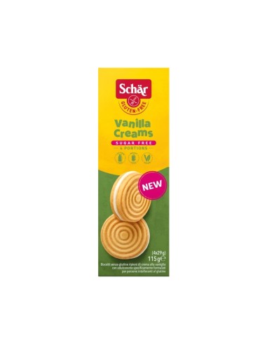 Vanilla Creams Sugar Free **NUEVO** de Schar