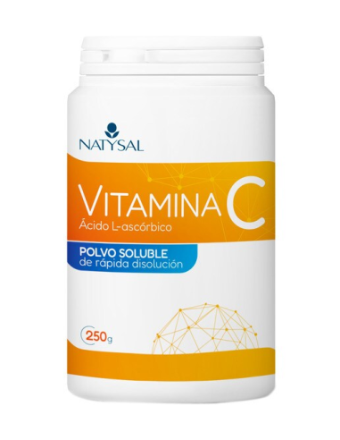 Vitamina C en Polvo Soluble 250g Natysal  Refuerza tu Salud