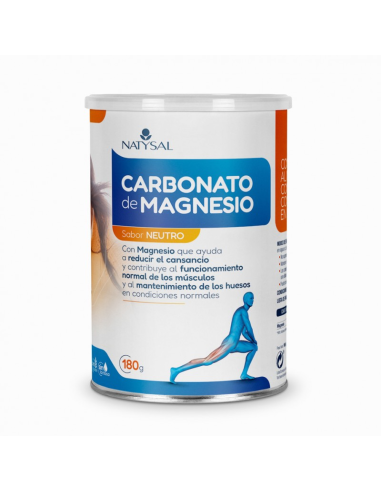 Carbonato de Magnesio en Polvo 180g Natysal  Calidad Natural