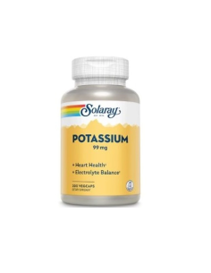 Big Potassium Citrate 99 mg Solaray - 200 Cápsulas Veganas