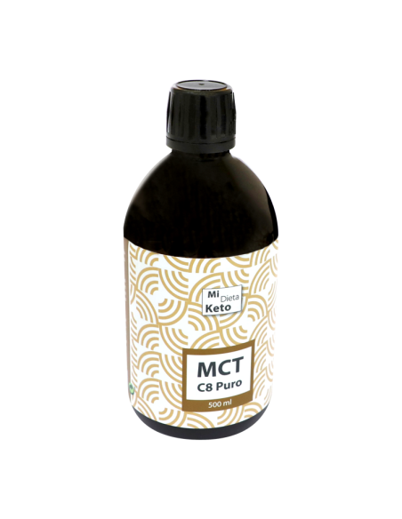Aceite Mct C8 Puro 500Ml. de Cien Por Cien Natural