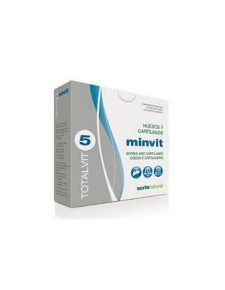 Pack 3X2 Totalvit 05 Minvit Huesos Y Cartilagos 60 Comprimidos de Soria Natural.
