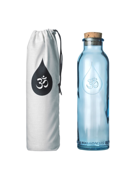 Mini Botella Om Water + Funda Y Tapón Hermético 501 ml  de Om Water