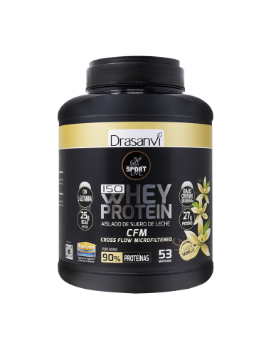Whey Protein Aislado Vainilla 1,6Kg Sport Live Drasanvi